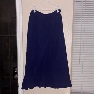 Old Navy Deep Blue Maxi Skirt